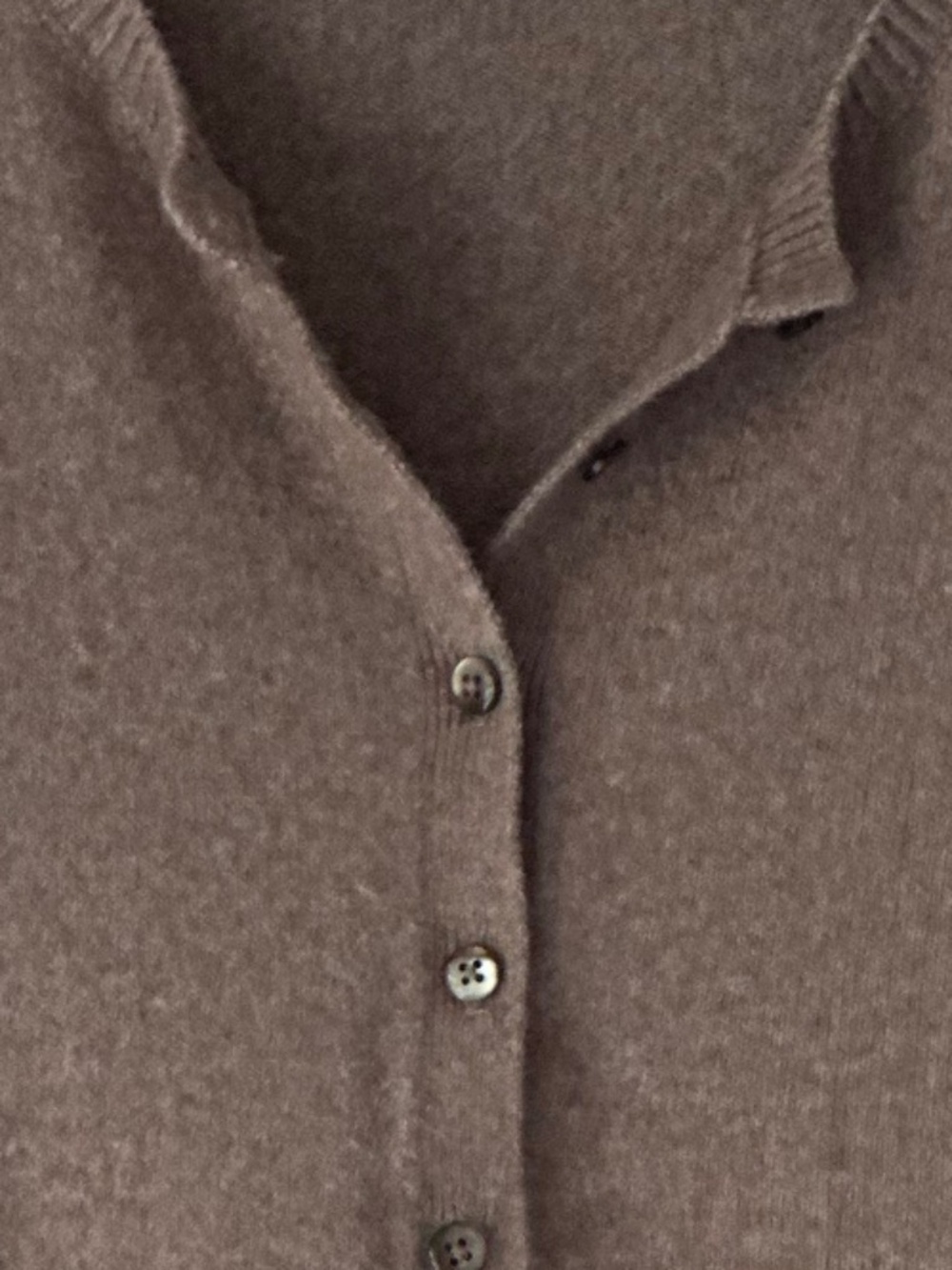 Sweet Cropped Heather Brown Cardigan Sweater From Old Navy - Picture 3 of 5